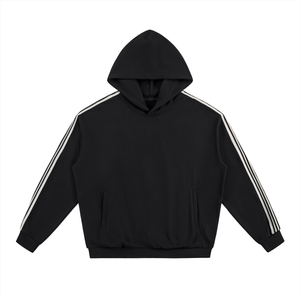 Side Stripe Drop-Shoulder Hoodie