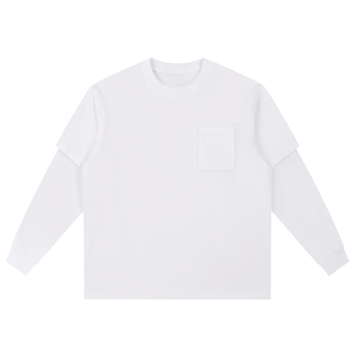 Layered Long Sleeve Oversized Tee