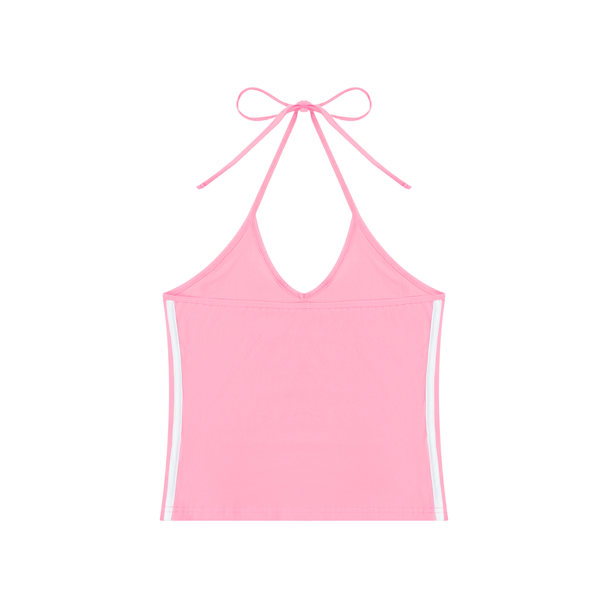 Women's Color Block Halter Crop Tank Top – Sleeveless Summer Essential