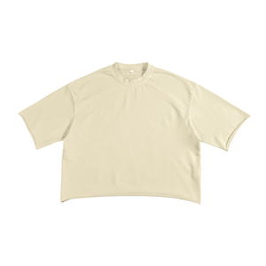 French Terry Raw Edge T-Shirt