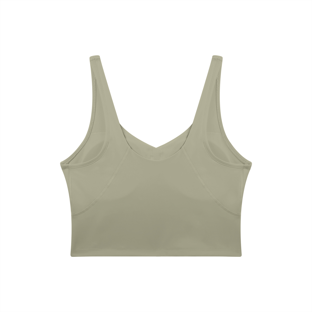 Women's V-Neck Yoga Sports Bra – Seamless Medium Support Workout & Activewear Bra