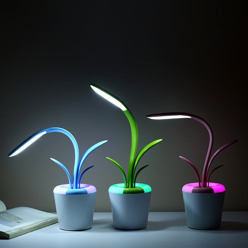 USB LED Table Lamp – Eye Protection, Dimmable Brightness, Modern Desk Light