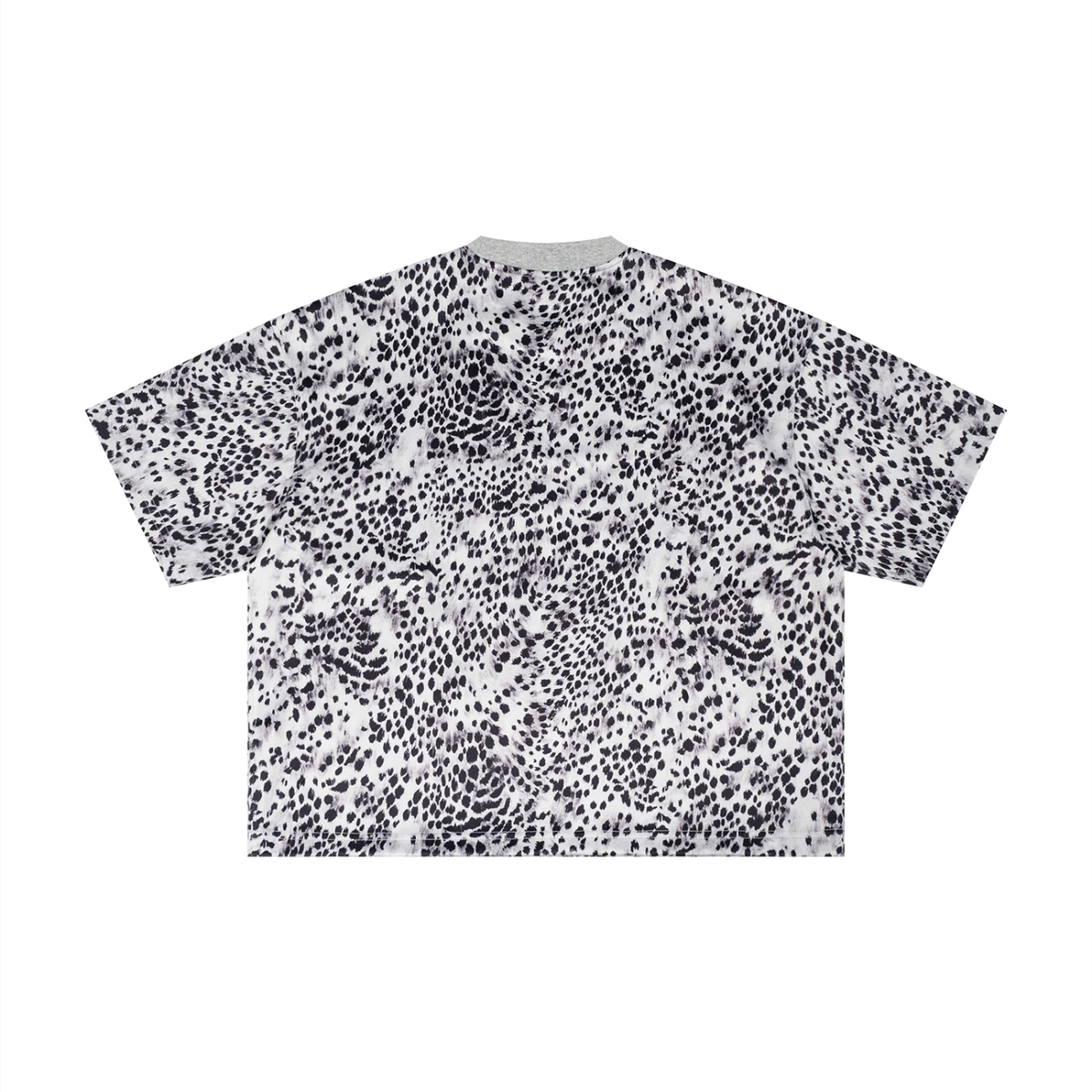 Unisex Leopard Print Boxy T-Shirt – Oversized Premium Streetwear Tee