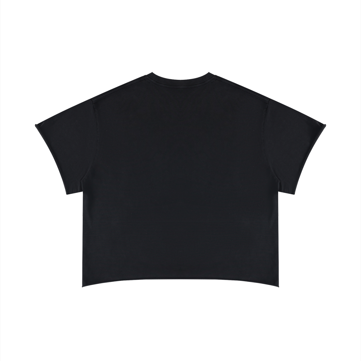 Unisex Boxy Raw Edge T-Shirt – Oversized Premium Cotton Streetwear Tee