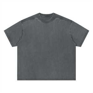 Unisex Vintage Wash Boxy T-Shirt – Oversized Premium Streetwear Tee