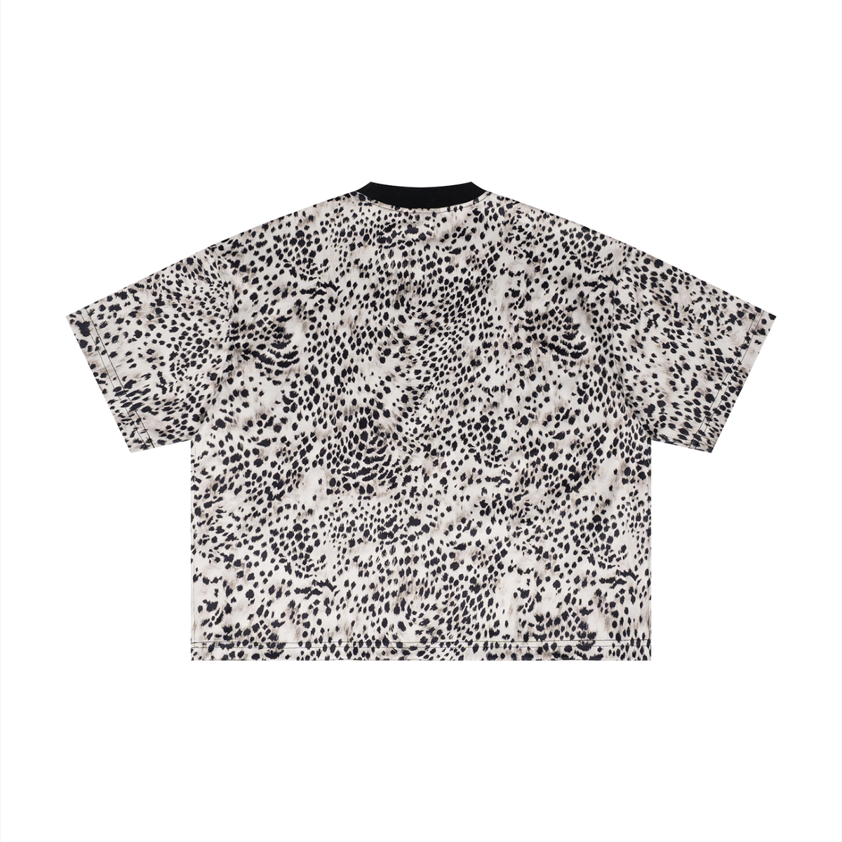 Unisex Leopard Print Boxy T-Shirt – Oversized Premium Streetwear Tee