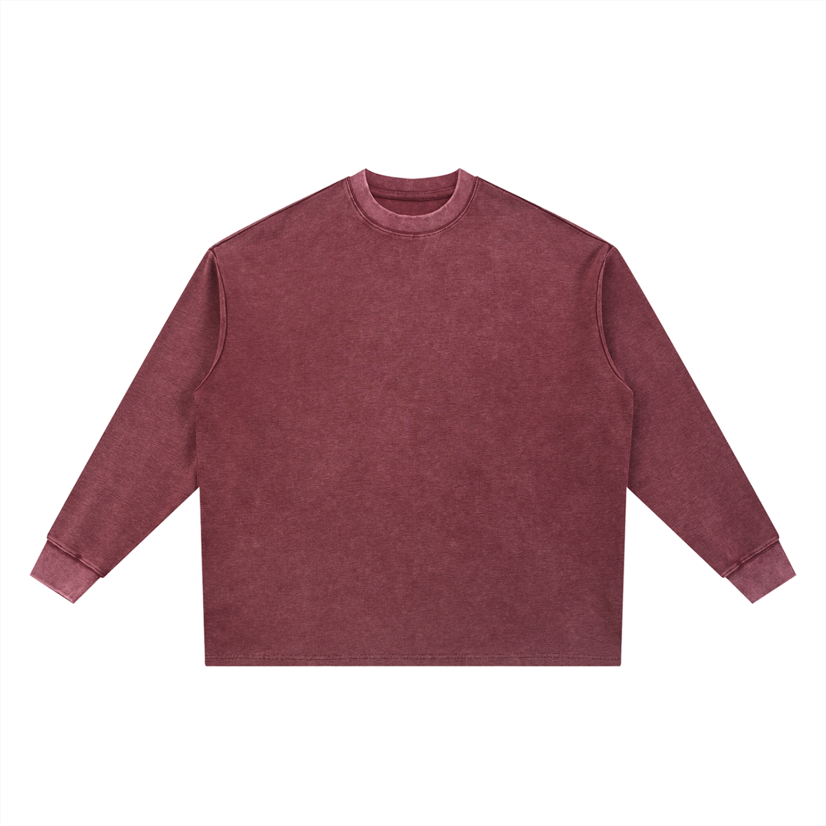 Mineral Wash Waffle Oversized T-Shirt