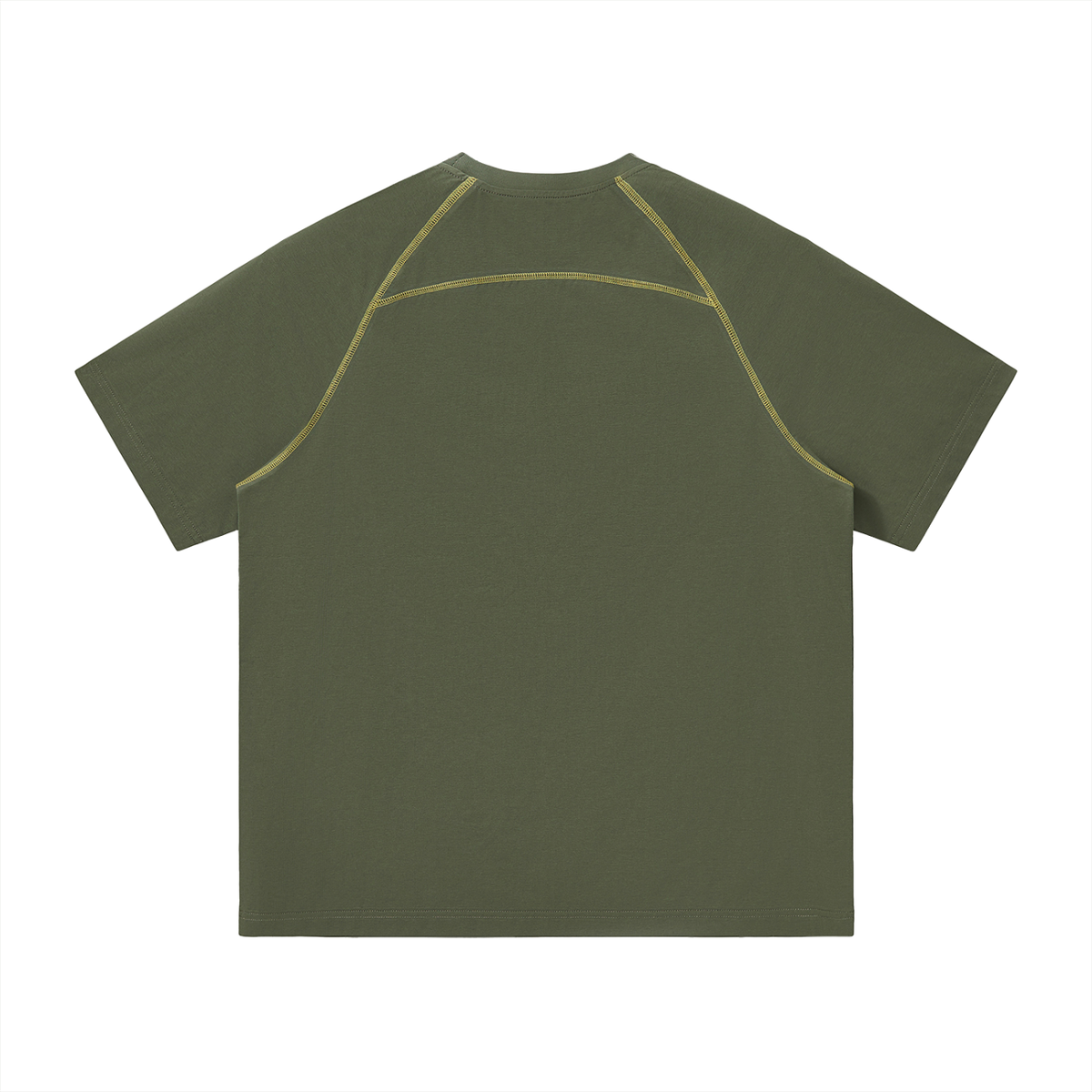 Unisex Contrast Stitch Raglan T-Shirt – Oversized Streetwear Tee