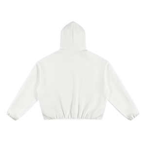 Unisex Boxy Piping Fleece Hoodie
