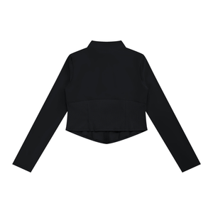 Women's Slim Fit Full-Zip Performance Jacket – Activewear Yoga Jacket