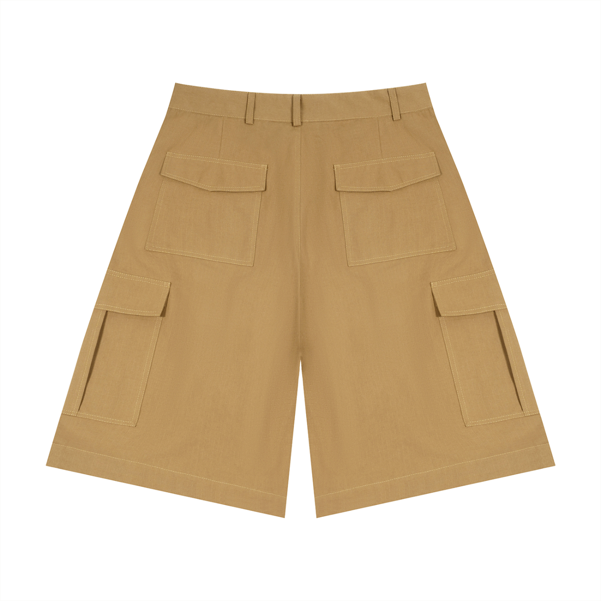 Unisex Woven Cargo Shorts – Relaxed Fit Utility Streetwear Shorts