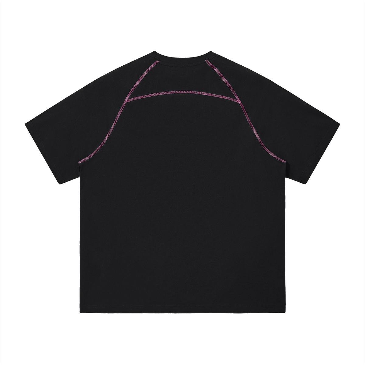 Unisex Contrast Stitch Raglan T-Shirt – Oversized Streetwear Tee