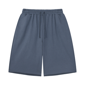 Unisex Loose Raw Edge Shorts