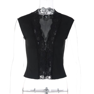 Fashionable Buttoned Waist-Slimming Sleeveless Vest For Women