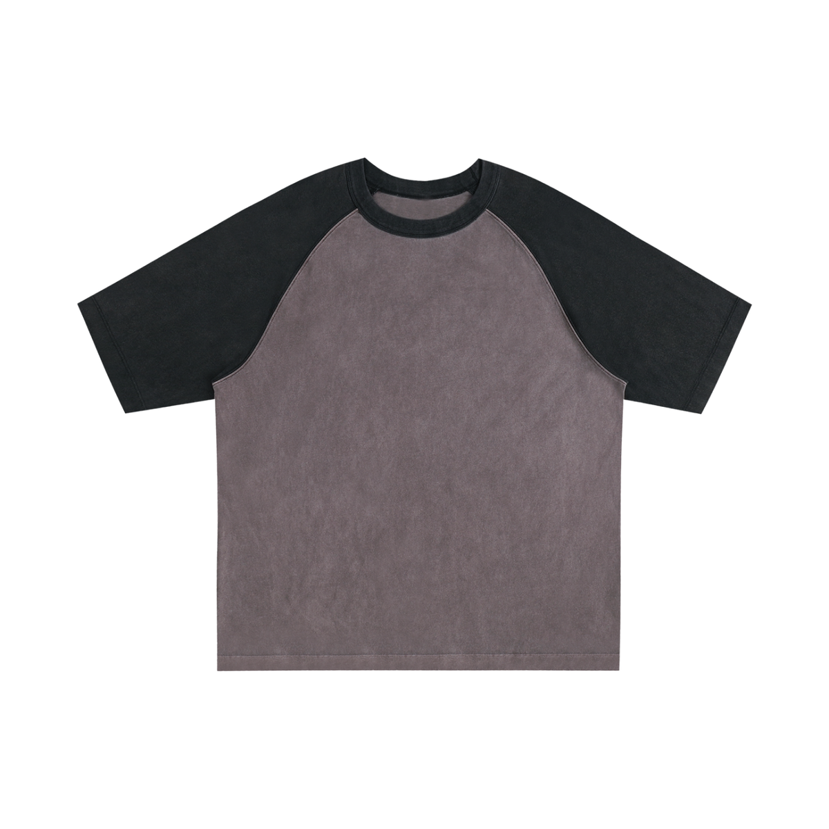 Color-Blocked Raglan Sleeve T-Shirt