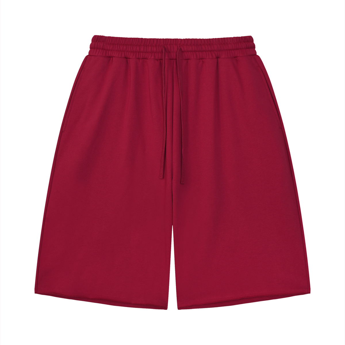 Unisex Loose Raw Edge Shorts