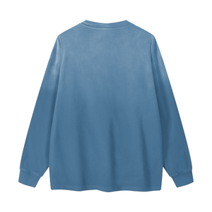 Gradient Washed Long Sleeve T-Shirt