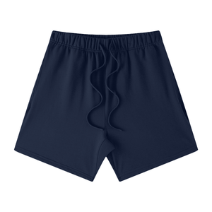 Unisex Earth Tone Loose Fit Cotton Shorts