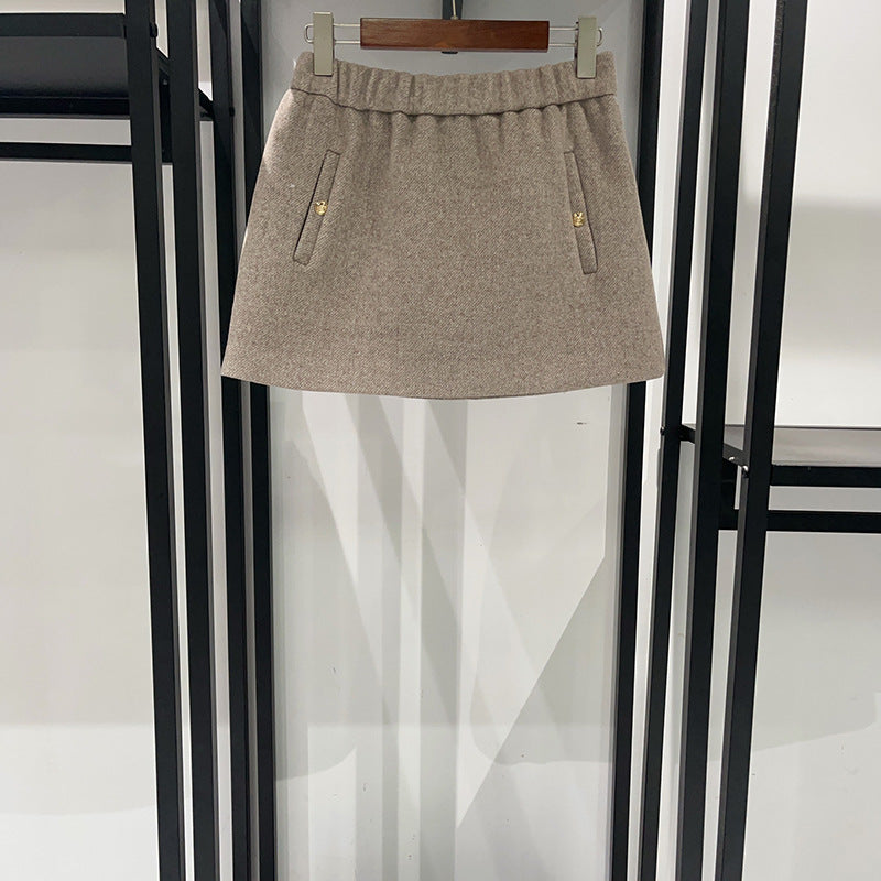Women's Jacket And Ultra-short Skirt Set