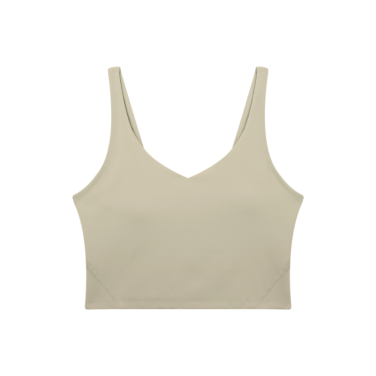 Women's V-Neck Yoga Sports Bra – Seamless Medium Support Workout & Activewear Bra