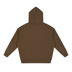 Unisex Loose Fit Full-Zip Hoodie – Premium Casual Streetwear Sweatshirt