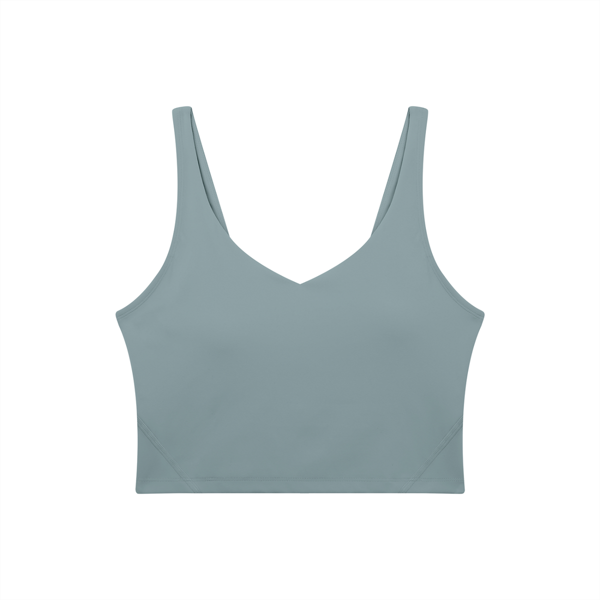 Women's V-Neck Yoga Sports Bra – Seamless Medium Support Workout & Activewear Bra