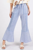 SAGE + FIG Vintage Washed Flared Panel Pants – MYN2O