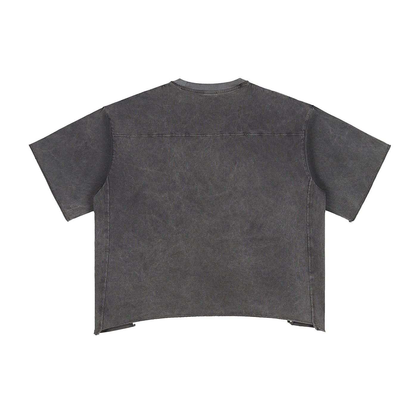 Raw Edge Snow Washed Boxy T-Shirt