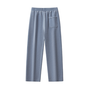 Frayed Enzyme Washed Fleece Sweatpants