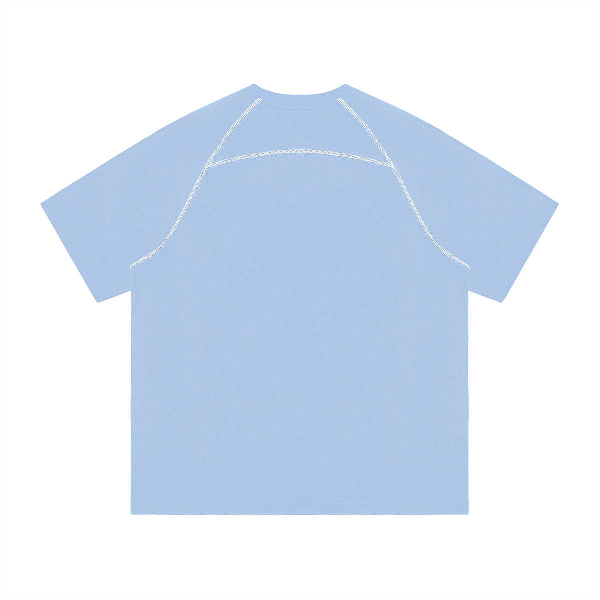 Unisex Contrast Stitch Raglan T-Shirt – Oversized Streetwear Tee