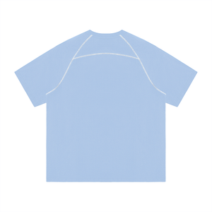 Unisex Contrast Stitch Raglan T-Shirt – Oversized Streetwear Tee
