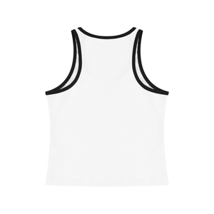 Women's Color Block Cropped Tank Top – Athletic Sleeveless Activewear Top
