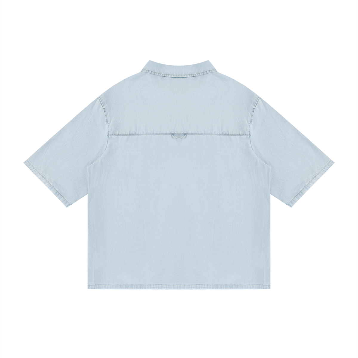 Unisex Vintage Wash Lyocell Drop Shoulder Shirt – Oversized Premium Button-Up