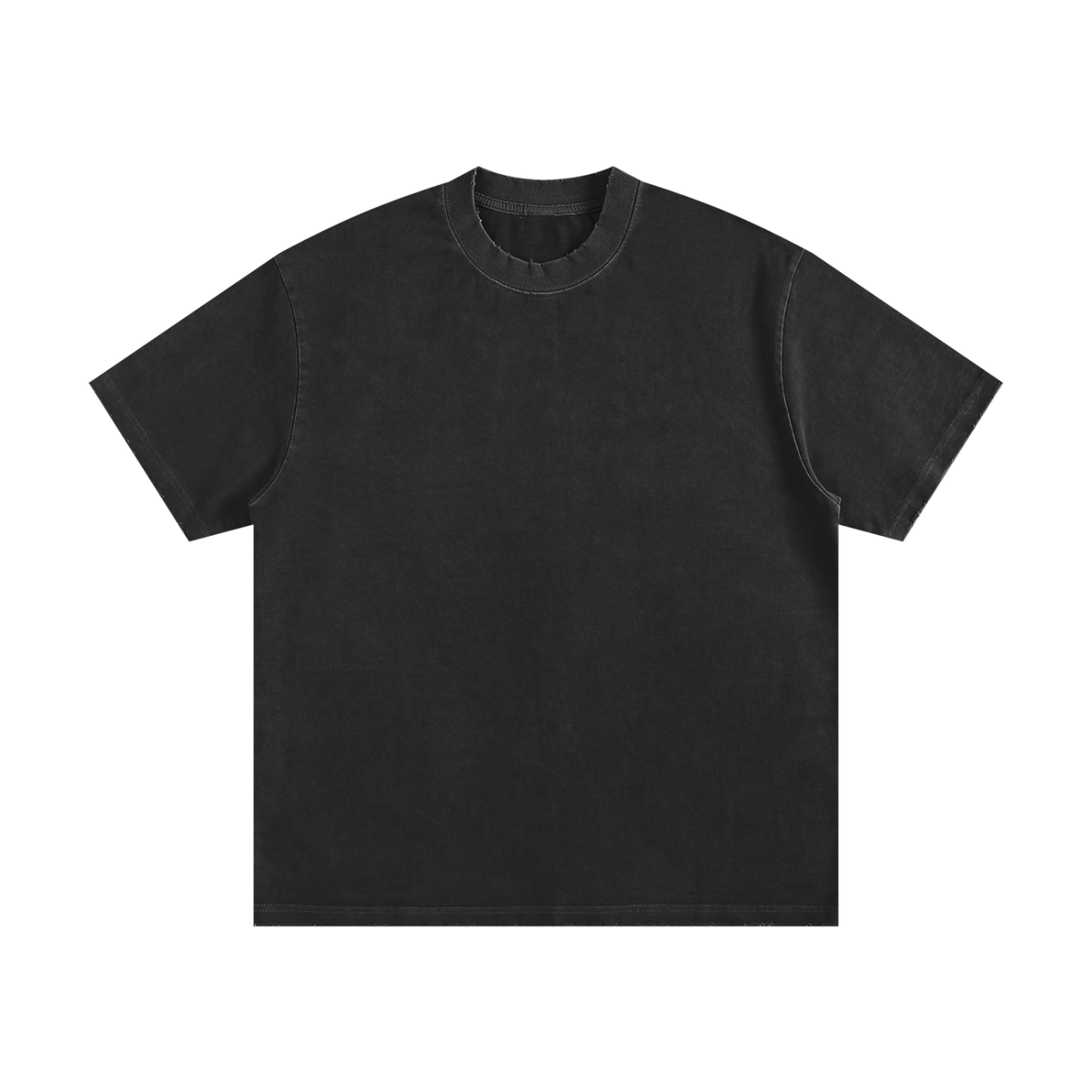 Heavyweight Vintage Washed Frayed T-Shirt