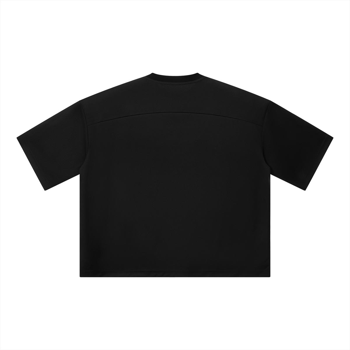 Unisex Boxy Mesh Crewneck T-Shirt – Oversized Breathable Streetwear Tee