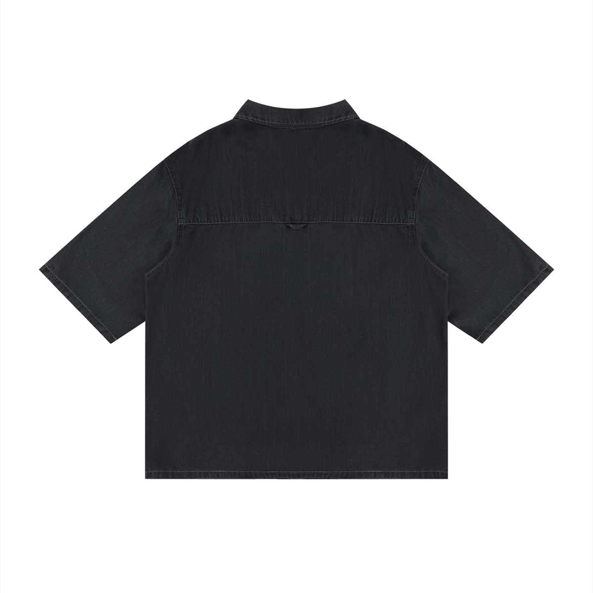 Unisex Vintage Wash Lyocell Drop Shoulder Shirt – Oversized Premium Button-Up
