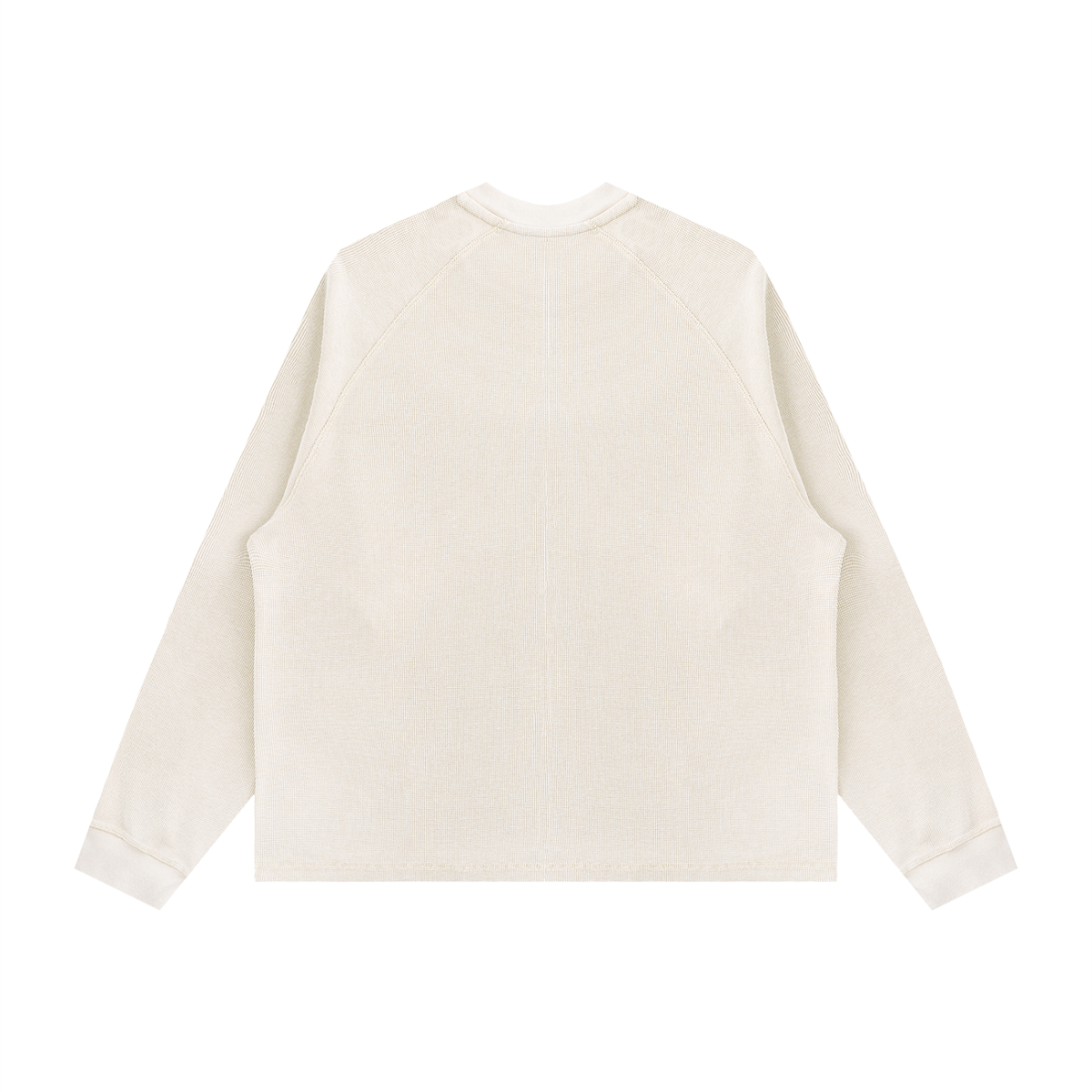 Unisex Vintage Wash Boxy Waffle T-Shirt – Oversized Textured Streetwear Tee