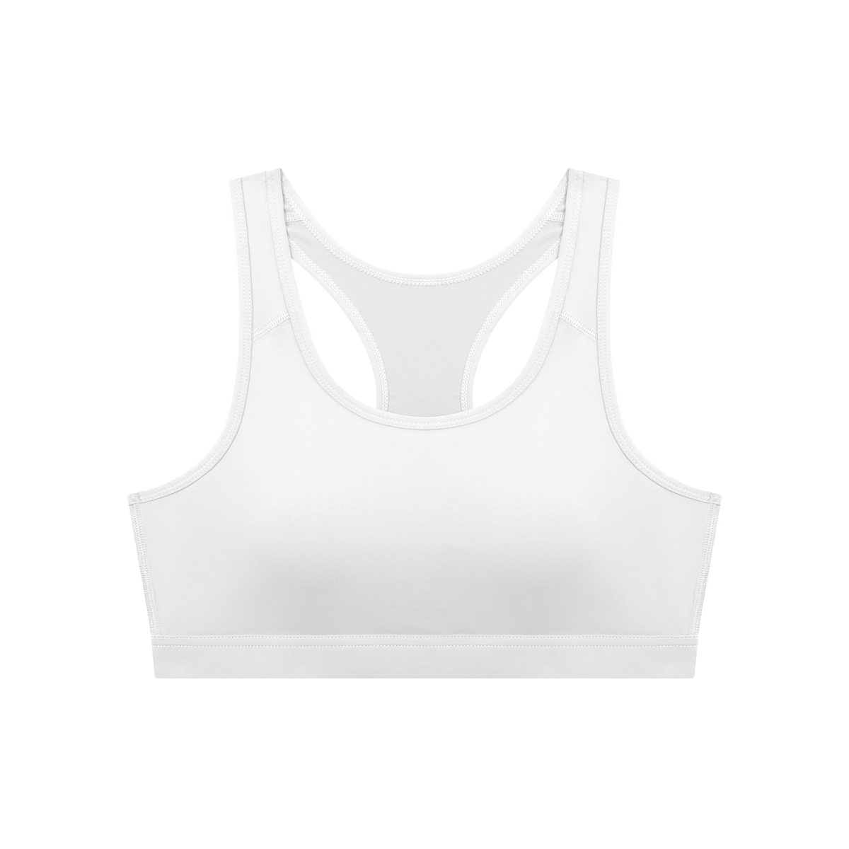 Women's Cropped Sports Bra – Medium Support Activewear Crop Top