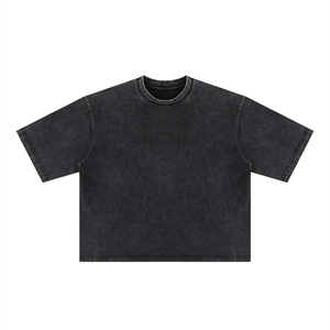 Unisex Heavyweight Mineral Wash Boxy T-Shirt – Premium Oversized Vintage Streetwear Tee