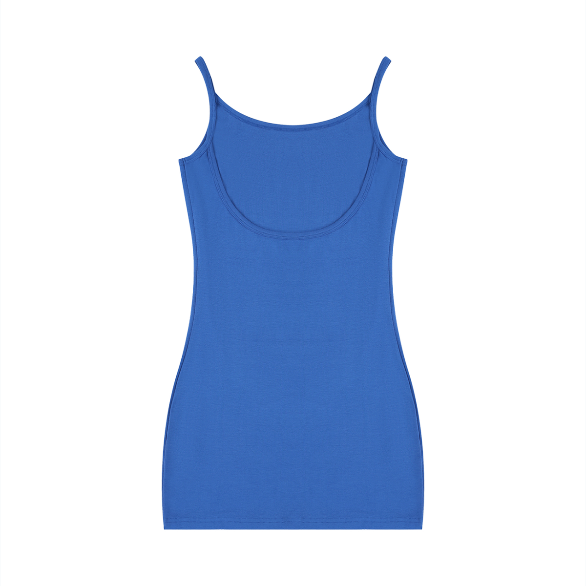 Women's Solid Sleeveless Bodycon Dress – Slim Fit Casual Midi Dress
