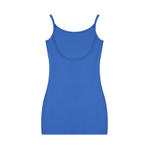 Women's Solid Sleeveless Bodycon Dress – Slim Fit Casual Midi Dress