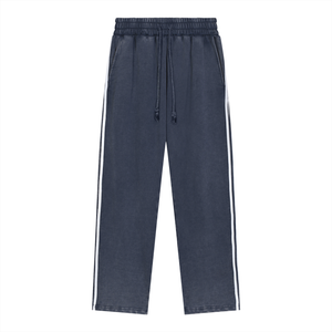 Snow Washed Contrast Tape Sweatpants