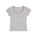 Essential V-Neck Bodycon T-Shirt