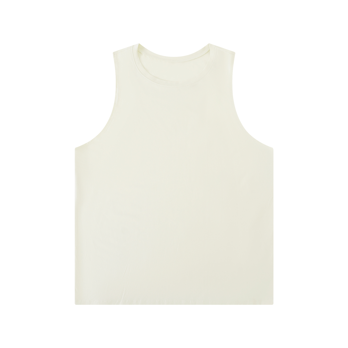 Men's Solid Color Crew Neck Tank Top – Premium Sleeveless Cotton Muscle Tee