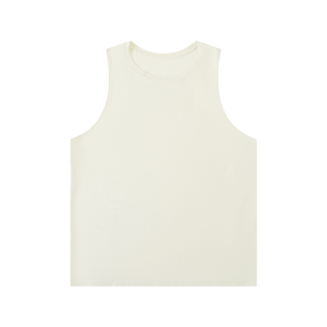 Men's Solid Color Crew Neck Tank Top – Premium Sleeveless Cotton Muscle Tee