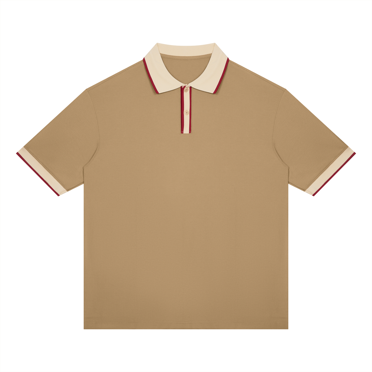 Unisex Color Block Polo Shirt