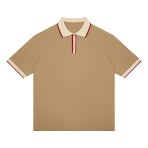 Unisex Color Block Polo Shirt