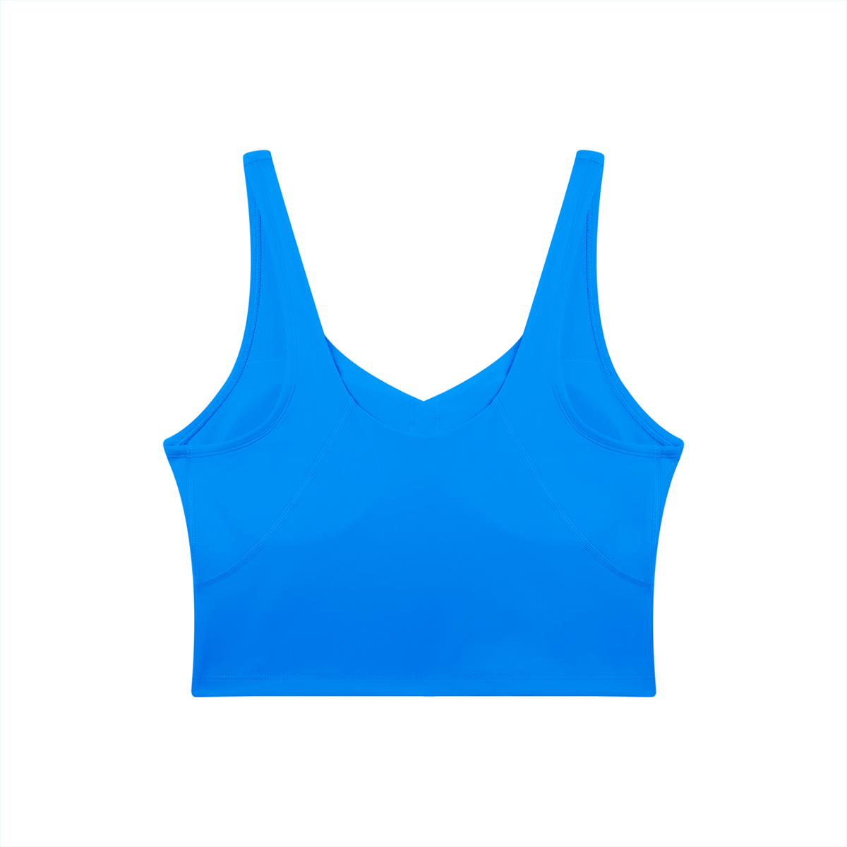 Women's V-Neck Yoga Sports Bra – Seamless Medium Support Workout & Activewear Bra