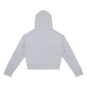 Women's Crop Full Zip Hoodie