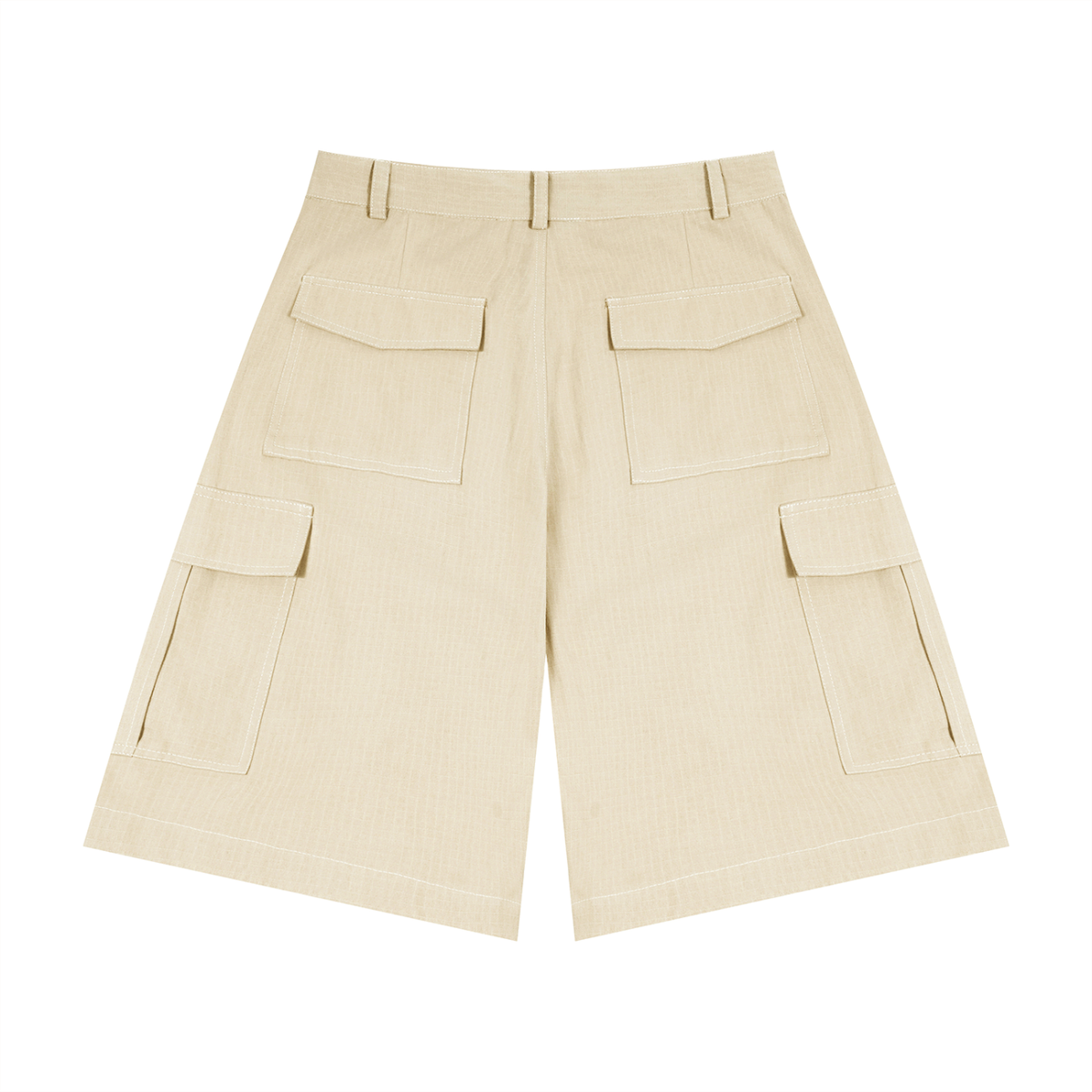 Unisex Woven Cargo Shorts – Relaxed Fit Utility Streetwear Shorts